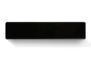Black Glossy Euro Size Plate