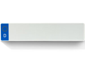Custom Country or Region European size plate